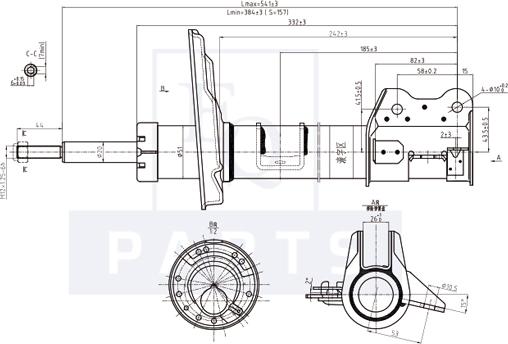 Equal Quality AM10115 - Амортизатор autocars.com.ua