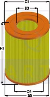 Equal Quality FA3133 - Повітряний фільтр autocars.com.ua