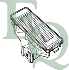 Equal Quality FT0014 - Ліхтар освітлення номерного знака autocars.com.ua