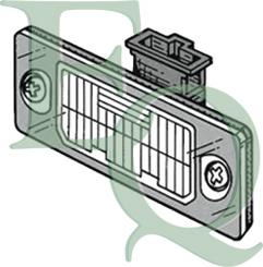 Equal Quality FT0034 - Ліхтар освітлення номерного знака autocars.com.ua