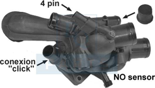 Equal Quality GOM713968 - Фланец охлаждающей жидкости autodnr.net