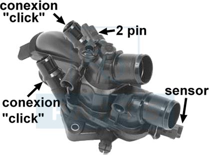 Equal Quality GOM745584 - Термостат, охолоджуюча рідина autocars.com.ua