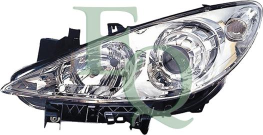 Equal Quality PP0973D - Основна фара autocars.com.ua