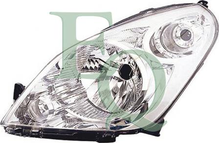 Equal Quality PP1286D - Основна фара autocars.com.ua