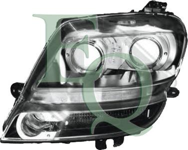 Equal Quality PP1588D - Основна фара autocars.com.ua