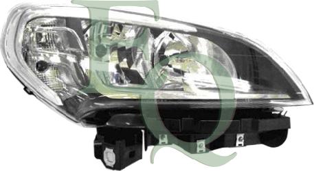 Equal Quality PP1647D - Основна фара autocars.com.ua