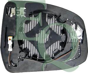 Equal Quality RS00592 - Дзеркальне скло, зовнішнє дзеркало autocars.com.ua