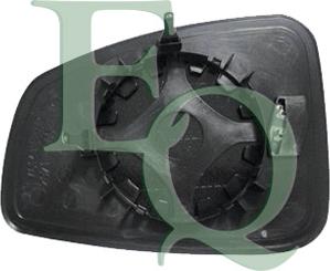 Equal Quality RD01991 - Дзеркальне скло, зовнішнє дзеркало autocars.com.ua