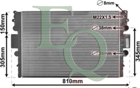 Equal Quality RM0128 - Радиатор, охлаждение двигателя autodnr.net