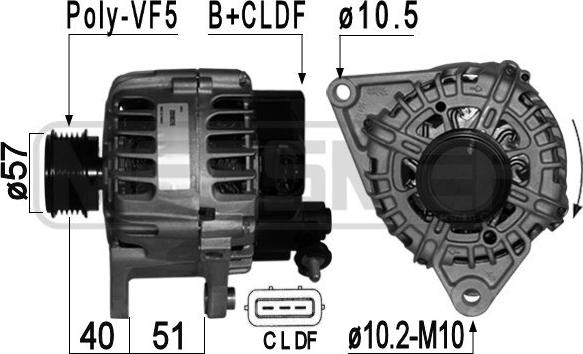 ERA 209026 - Генератор autocars.com.ua