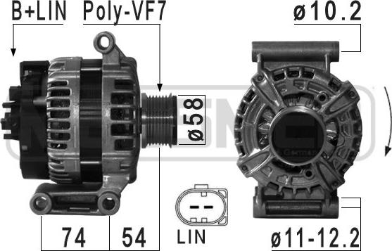 ERA 209034 - Генератор avtokuzovplus.com.ua