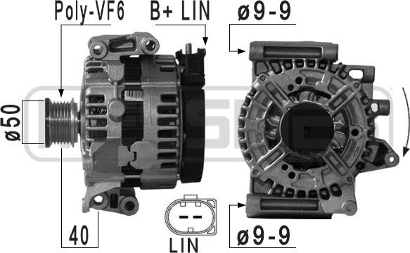 ERA 209037 - Генератор avtokuzovplus.com.ua