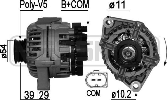 ERA 209042A - Генератор avtokuzovplus.com.ua