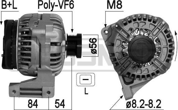 ERA 209052A - Генератор avtokuzovplus.com.ua