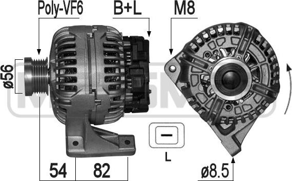 ERA 209055 - Генератор avtokuzovplus.com.ua