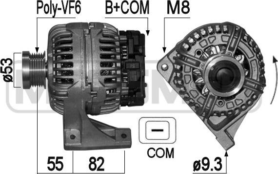 ERA 209074 - Генератор avtokuzovplus.com.ua