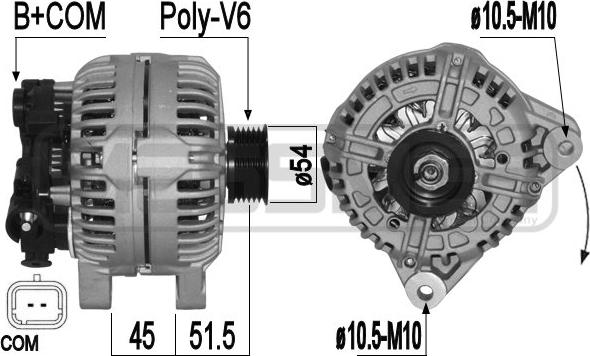 ERA 209099A - Генератор avtokuzovplus.com.ua