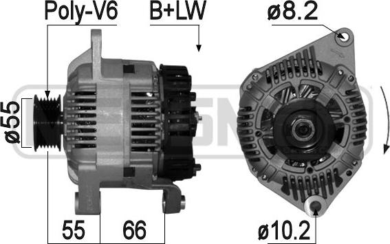 ERA 209156A - Генератор avtokuzovplus.com.ua