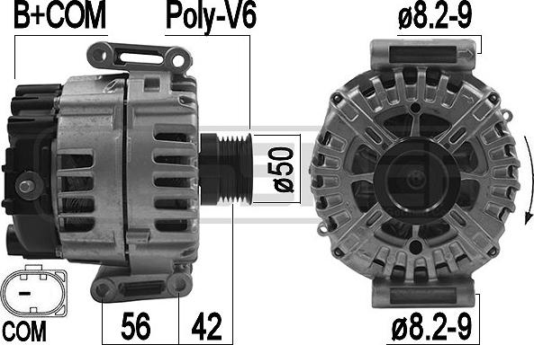 ERA 209189 - Генератор avtokuzovplus.com.ua