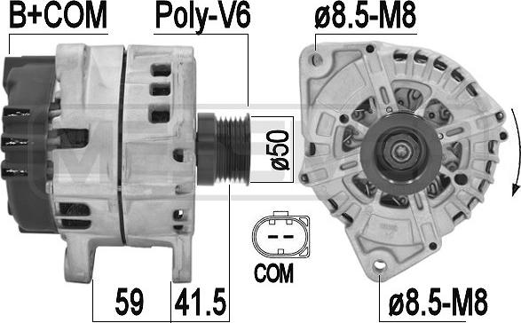 ERA 209203 - Генератор autocars.com.ua