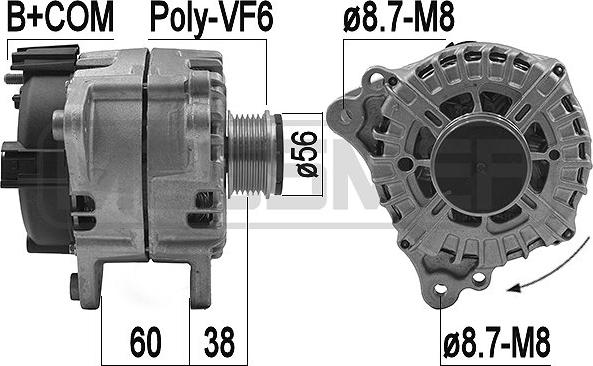 ERA 209209 - Генератор avtokuzovplus.com.ua