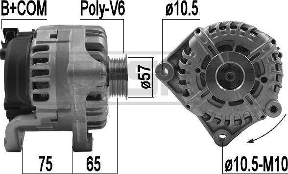 ERA 209237 - Генератор autocars.com.ua