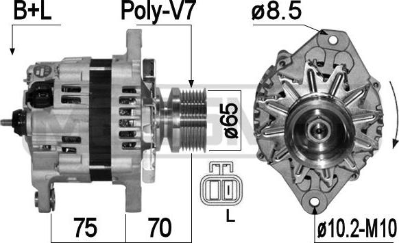 ERA 209319 - Генератор avtokuzovplus.com.ua