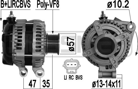 ERA 209362A - Генератор avtokuzovplus.com.ua