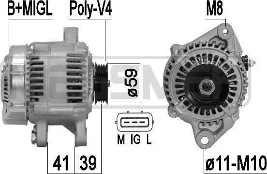 ERA 209377A - Генератор avtokuzovplus.com.ua