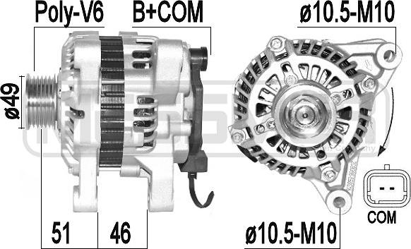 ERA 209386A - Генератор avtokuzovplus.com.ua