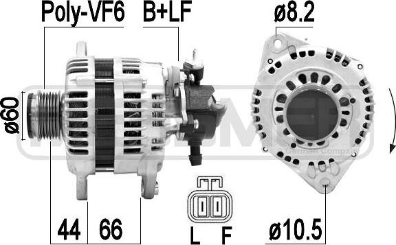 ERA 209392A - Генератор avtokuzovplus.com.ua