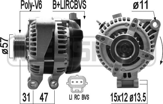 ERA 209403A - Генератор autocars.com.ua