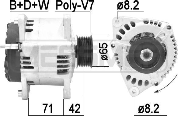 ERA 209415A - Генератор avtokuzovplus.com.ua