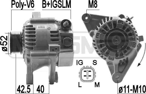 ERA 209426 - Генератор autocars.com.ua