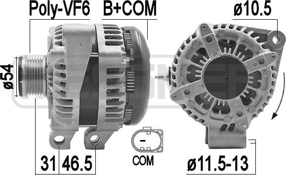 ERA 209472A - Генератор autocars.com.ua