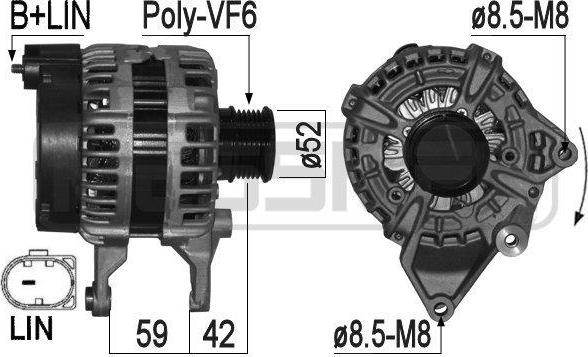 ERA 209563 - Генератор avtokuzovplus.com.ua