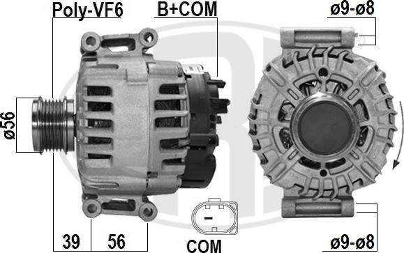 ERA 209631 - Генератор avtokuzovplus.com.ua