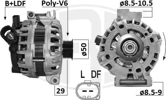 ERA 209636 - Генератор autocars.com.ua