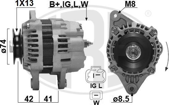 ERA 209651A - Генератор autocars.com.ua