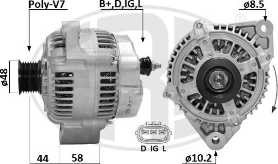 ERA 209680A - Генератор autocars.com.ua