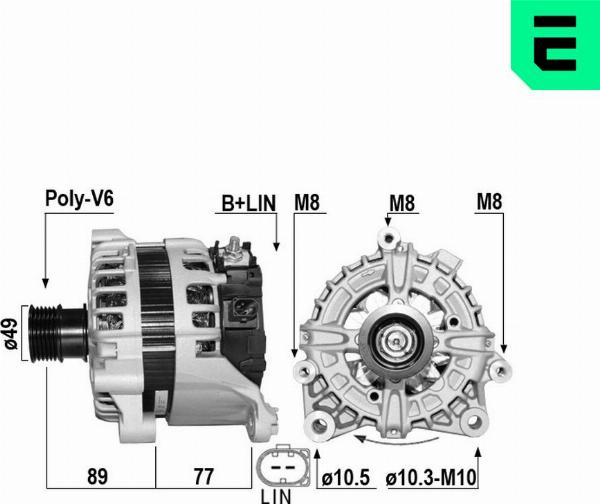 ERA 209706A - Генератор autocars.com.ua