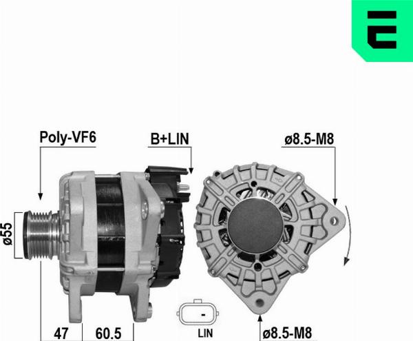 ERA 209733A - Генератор autocars.com.ua