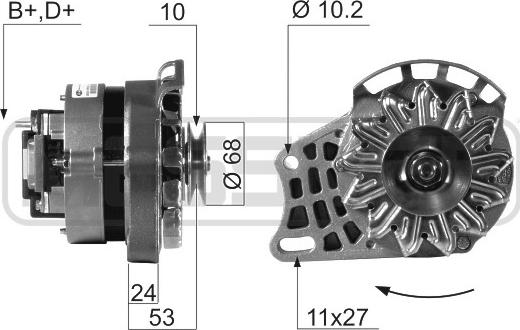 ERA 210023 - Генератор autocars.com.ua