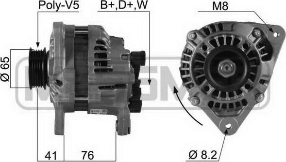 ERA 210026R - Генератор autocars.com.ua