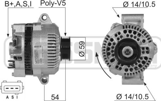 ERA 210029A - Генератор avtokuzovplus.com.ua