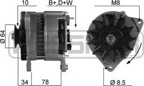 ERA 210055R - Генератор avtokuzovplus.com.ua