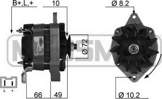 ERA 210057R - Генератор avtokuzovplus.com.ua