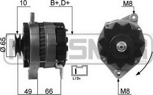 ERA 210058R - Генератор avtokuzovplus.com.ua