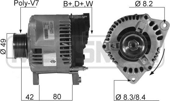 ERA 210067R - Генератор avtokuzovplus.com.ua