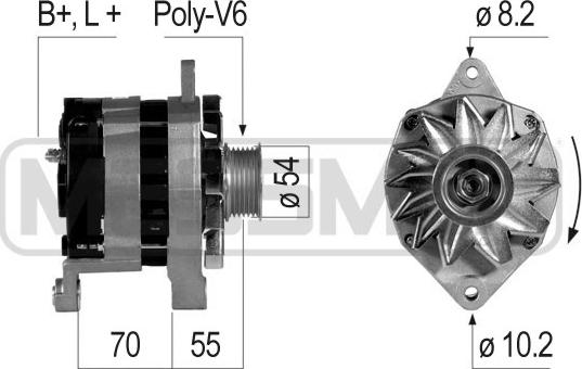 ERA 210072R - Генератор autocars.com.ua